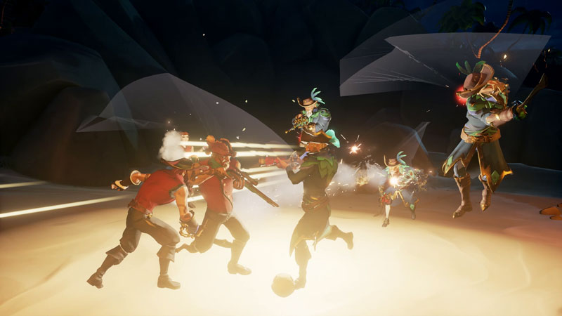Gameplay PvP sur Sea of Thieves