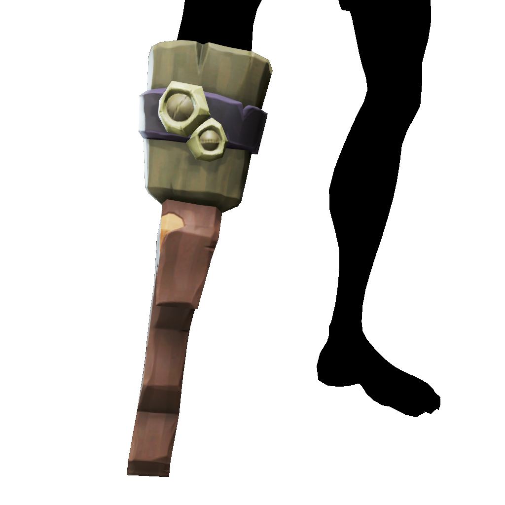 Jambe de bois du Silent Barnacle