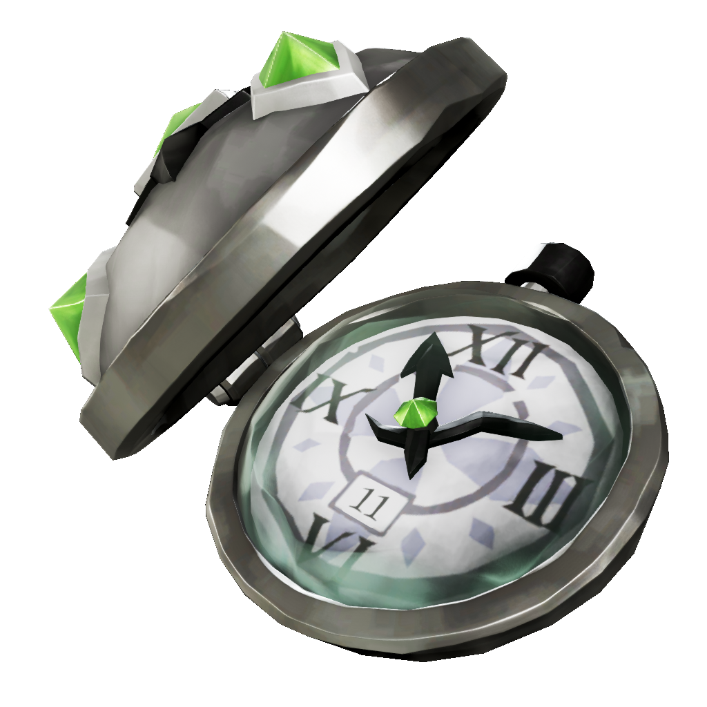 Montre de gousset en obsidienne