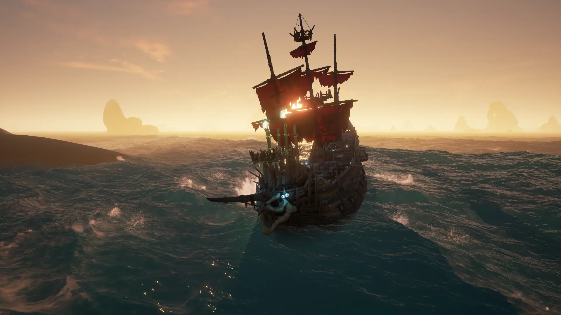 Le navire capitaine d'une Flotte squelette