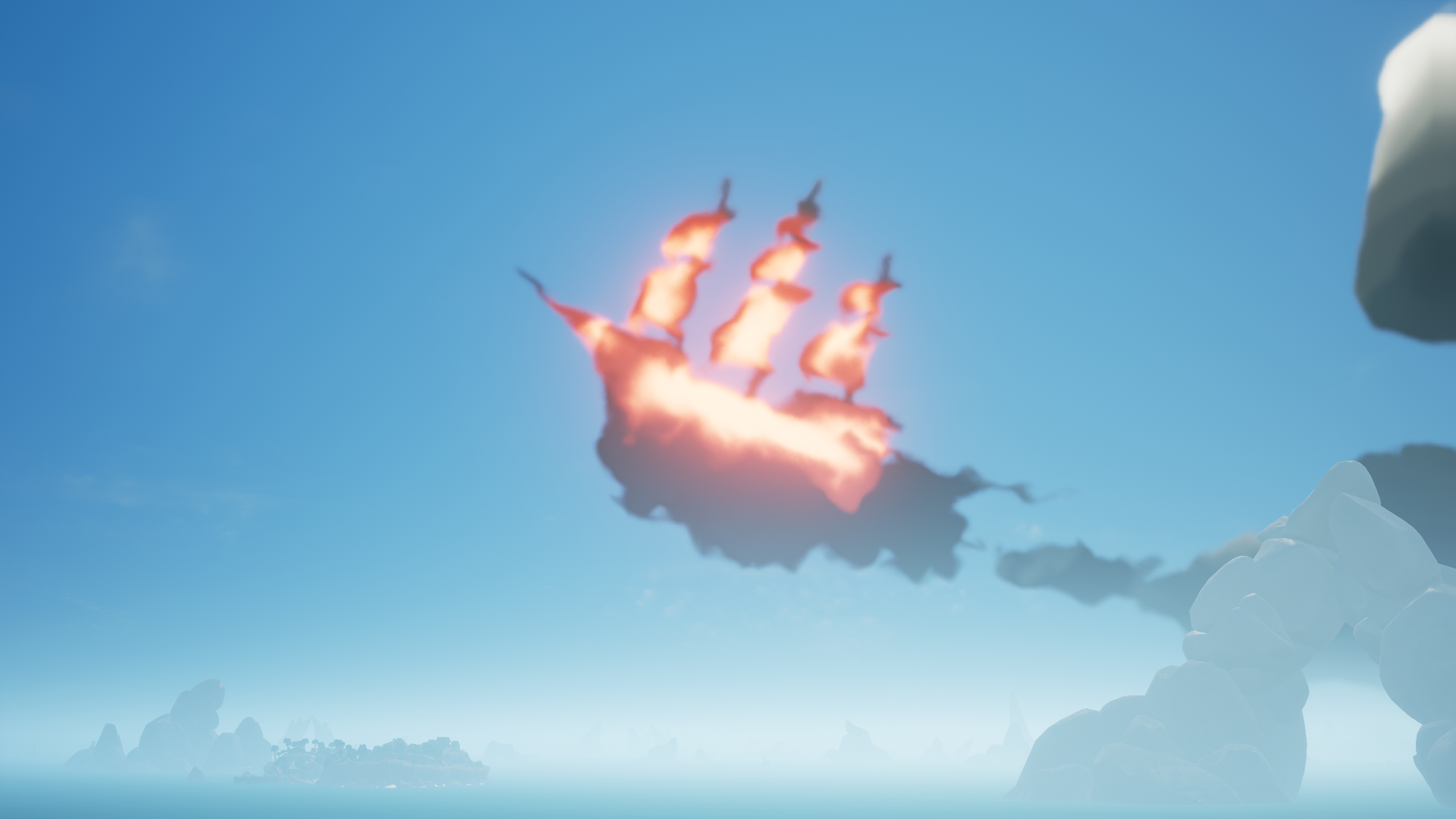 Nuage de l'événement des flottes squelettes en variante flotte de fortune (rouge)
