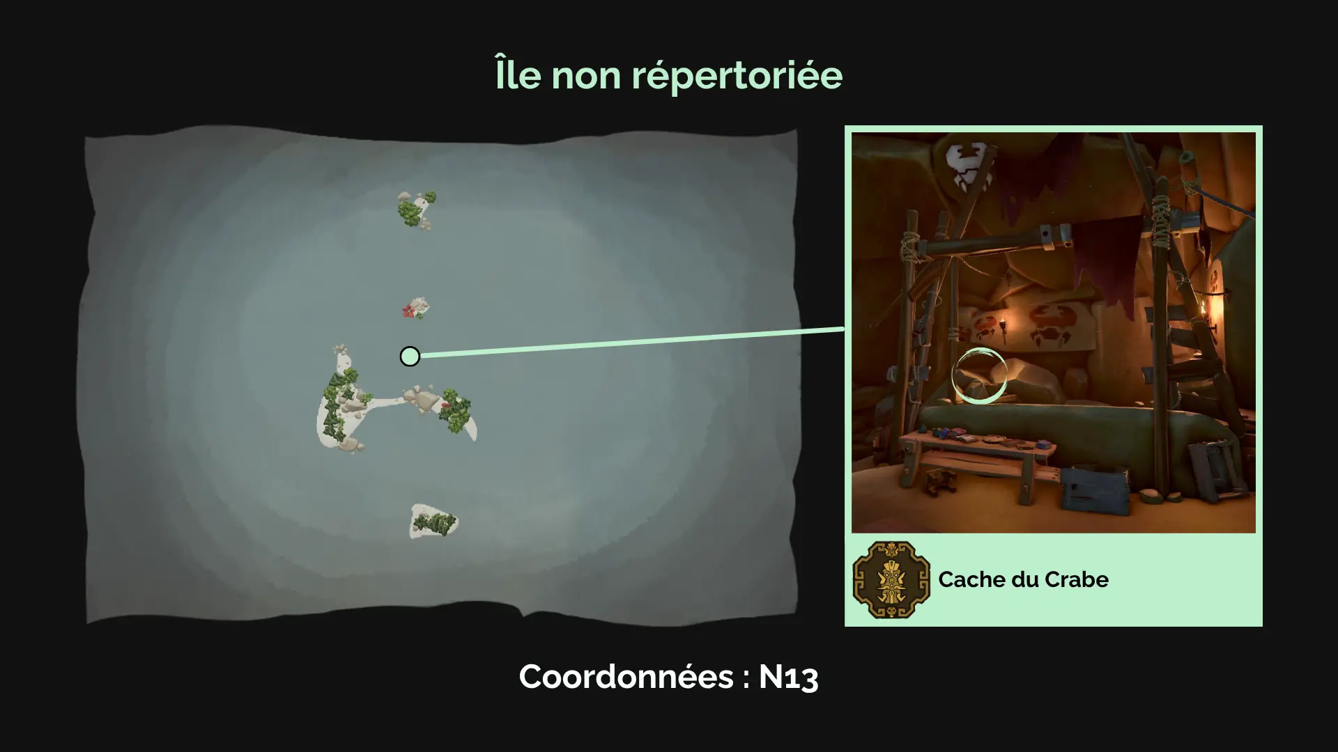 Le Shroudbreaker : Cache de l'Île non répertoriée en N13