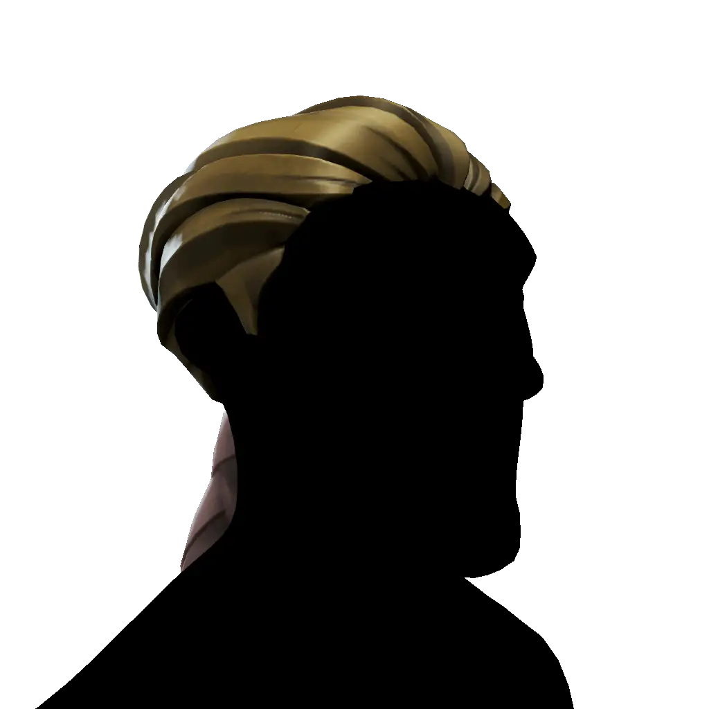 Cheveux attachés des lames de minuit