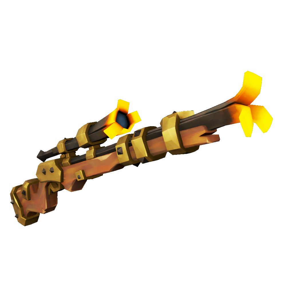 Arquebuse à mire des cendres de Forsaken roussie