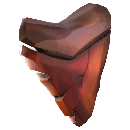 Dent effroyable de gueule rouge redoutée