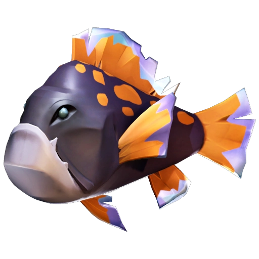 Poisson diable léopard magnifique