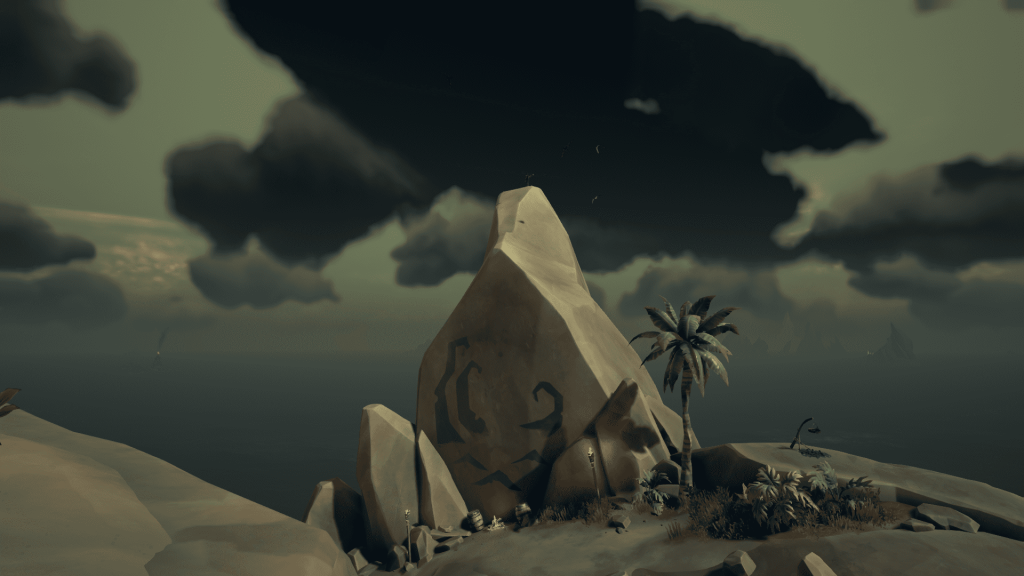 Le gateau se trouve sur le pic sud de Crooked Masts