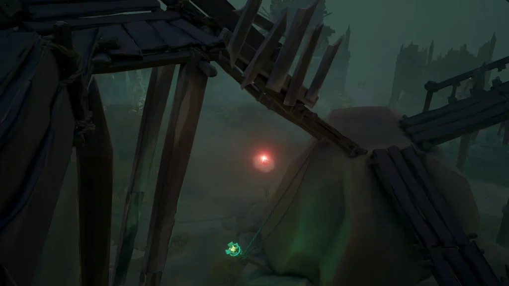 lueur rouge de mercenaire enterré