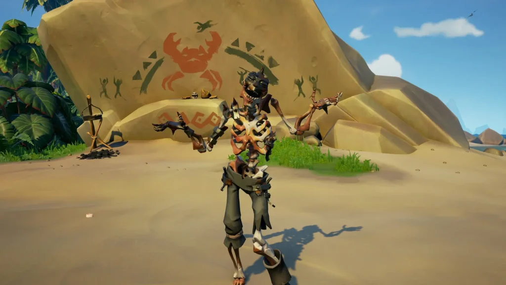 squelette mercenaire qui ne sait pas