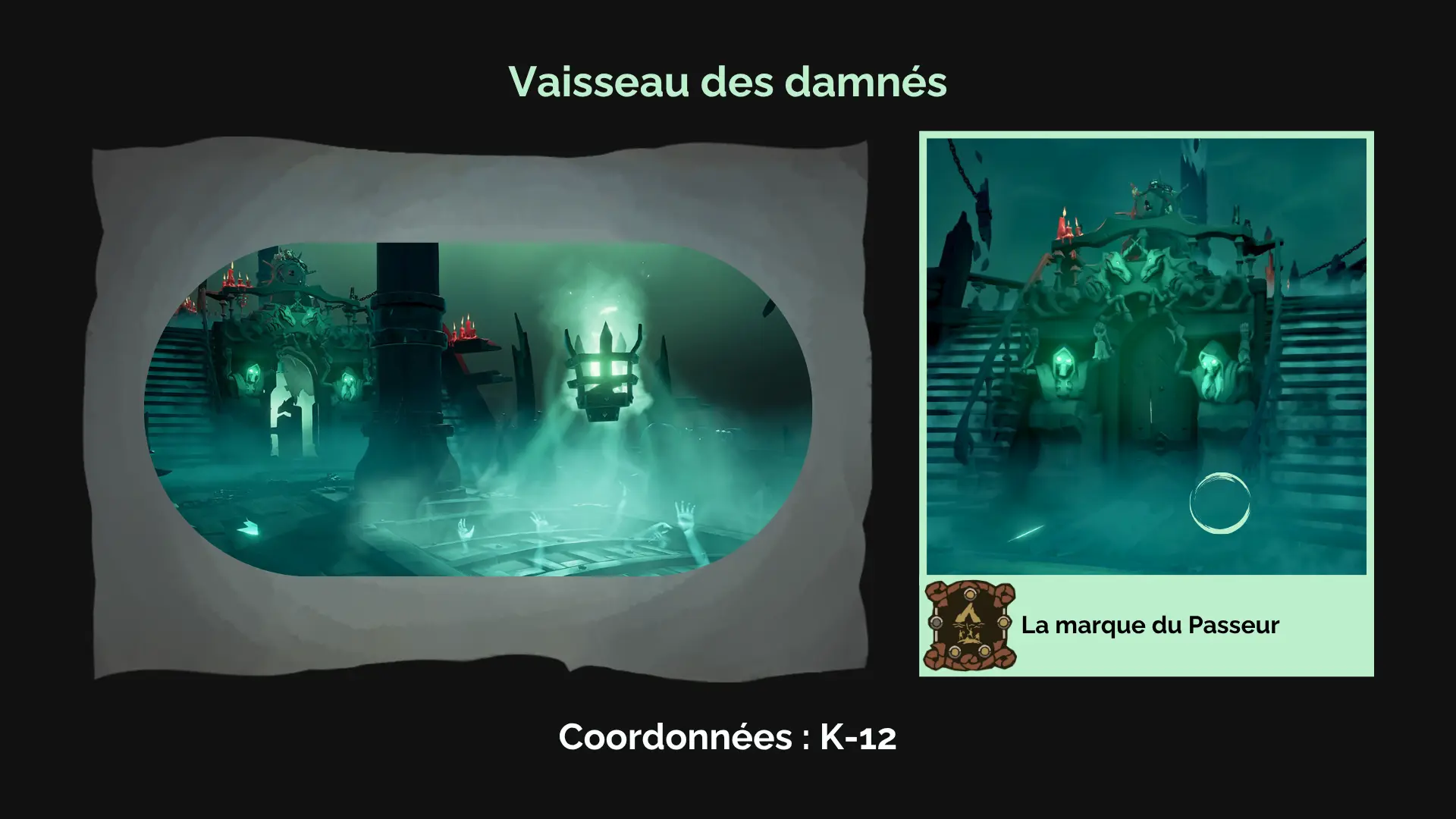 La marque du passeur : Les rumeurs abondent au sujet d’un pirate suffisamment effronté pour dégrader le Vaisseau des damnés !