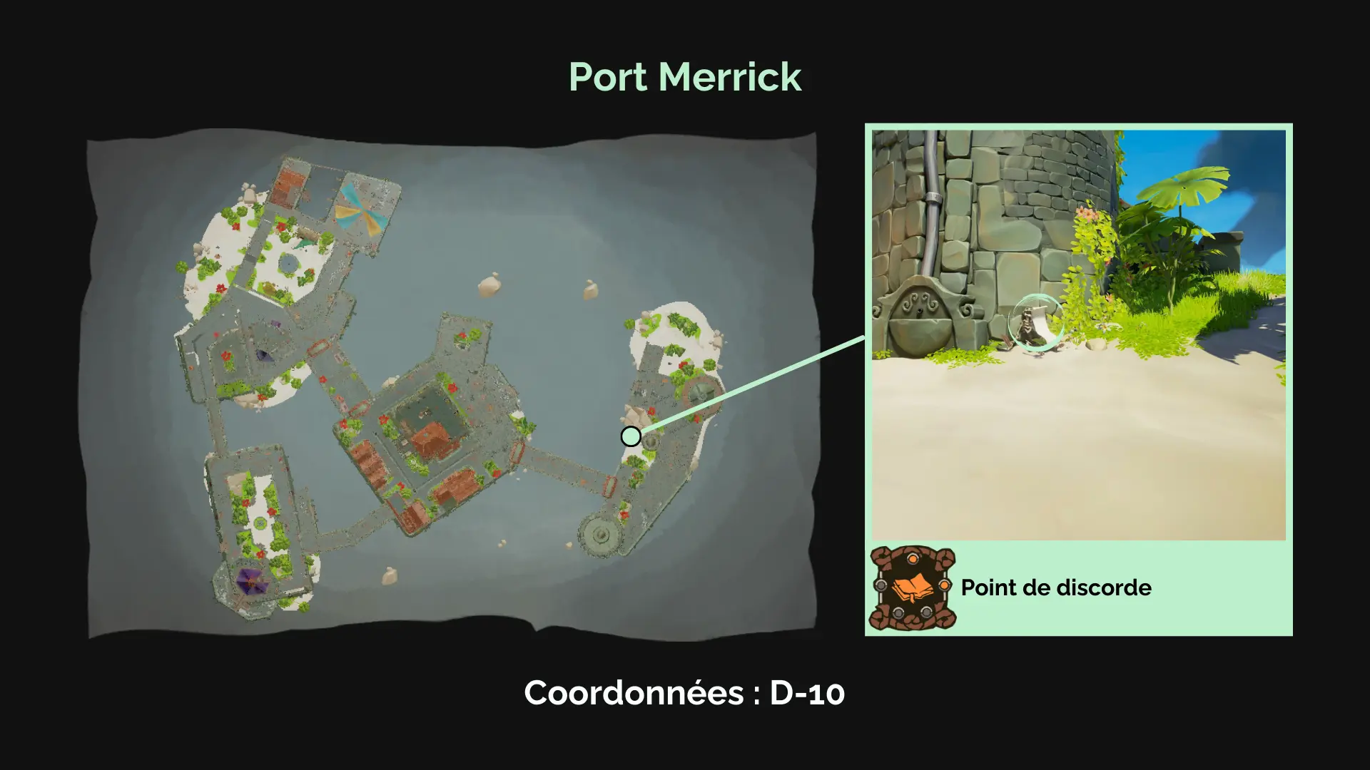 Point de discorde : Umbra a entendu parler d'un pirate qui écrivait tout ce qui lui passait par la tête, sur Port Merrick.