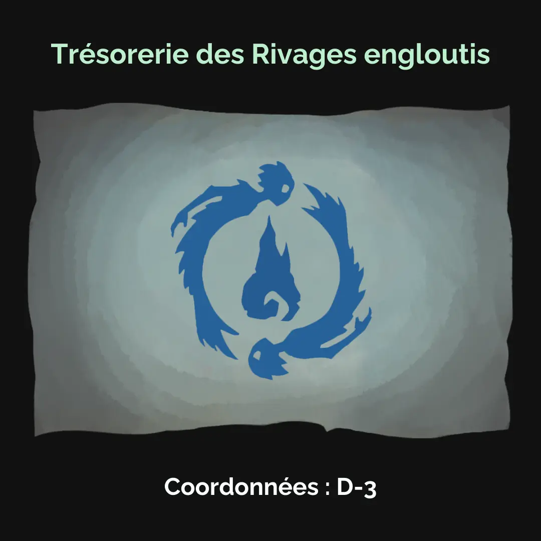 Le Royaume immergé : Vous avez déverrouillé la Trésorerie des Rivages engloutis dans le Royaume immergé.