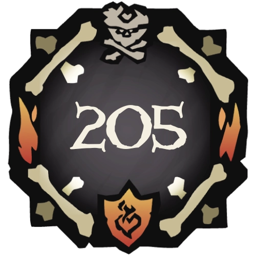 Serviteur de la Flamme réputation niveau 205