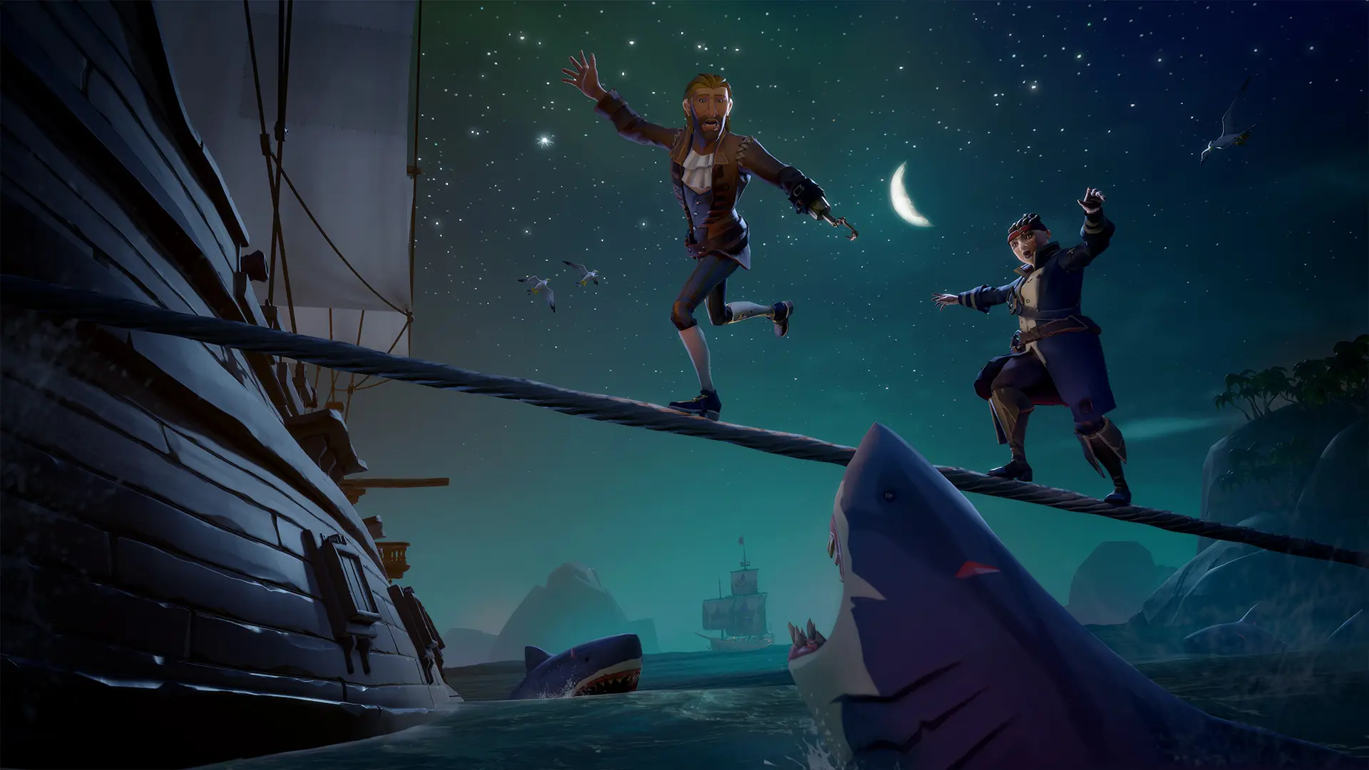 Aventures en Mer : Corde de harpon