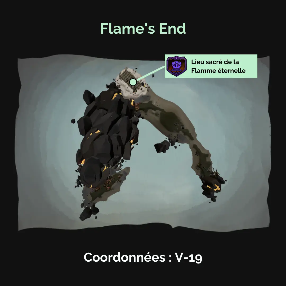 Déverrouillez le lieu sacré de la Flamme éternelle sur Flame's End