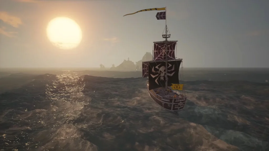 Emissaire partant sur Molten Sands du sea of thieves news