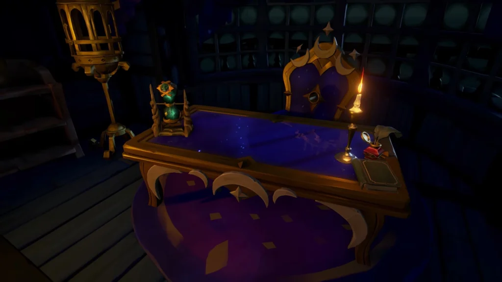 cabine de capitaine du lodestar