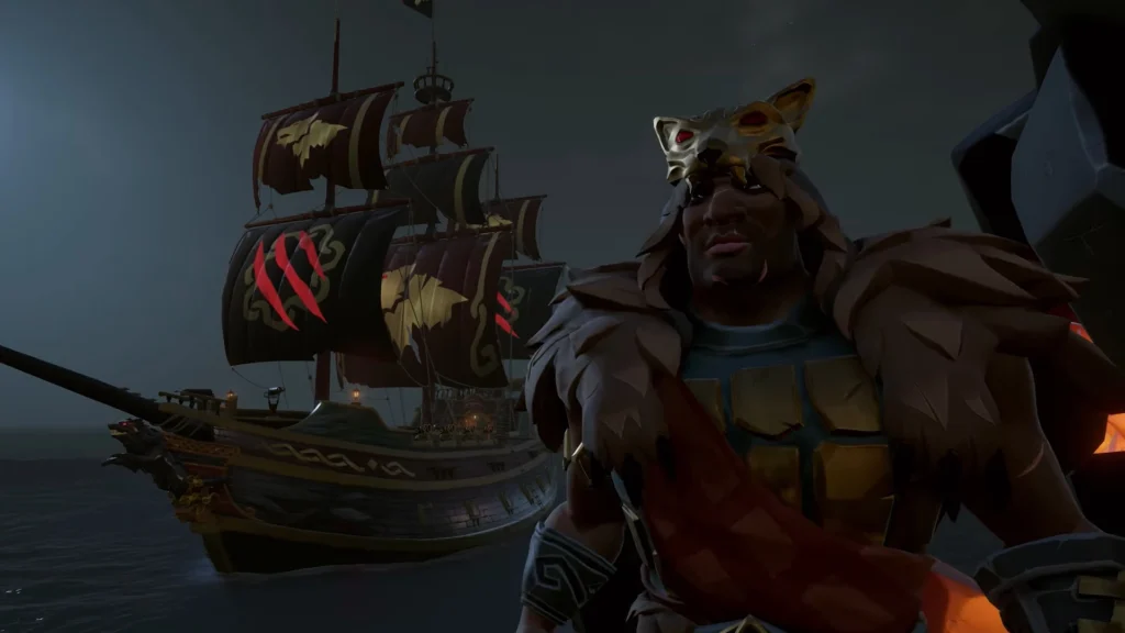 ensemble de navire et tenue du lone nightwulf