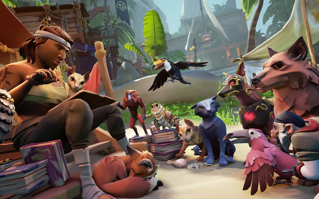 image promo des animaux de la boutique pirate