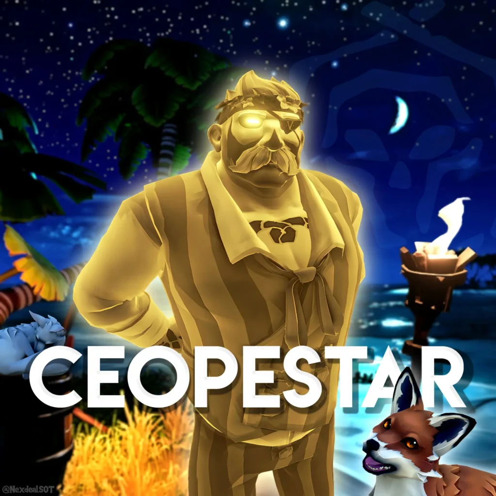 montage de Nexdeal, d'un pirate en gold curse "Ceopestar"