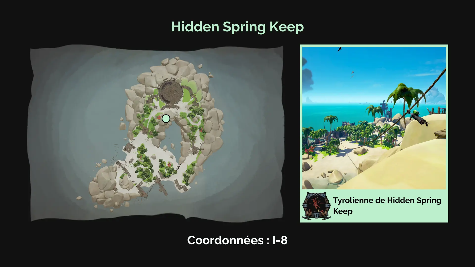 Le coffre de guerre : Tyrolienne de Hidden Spring Keep