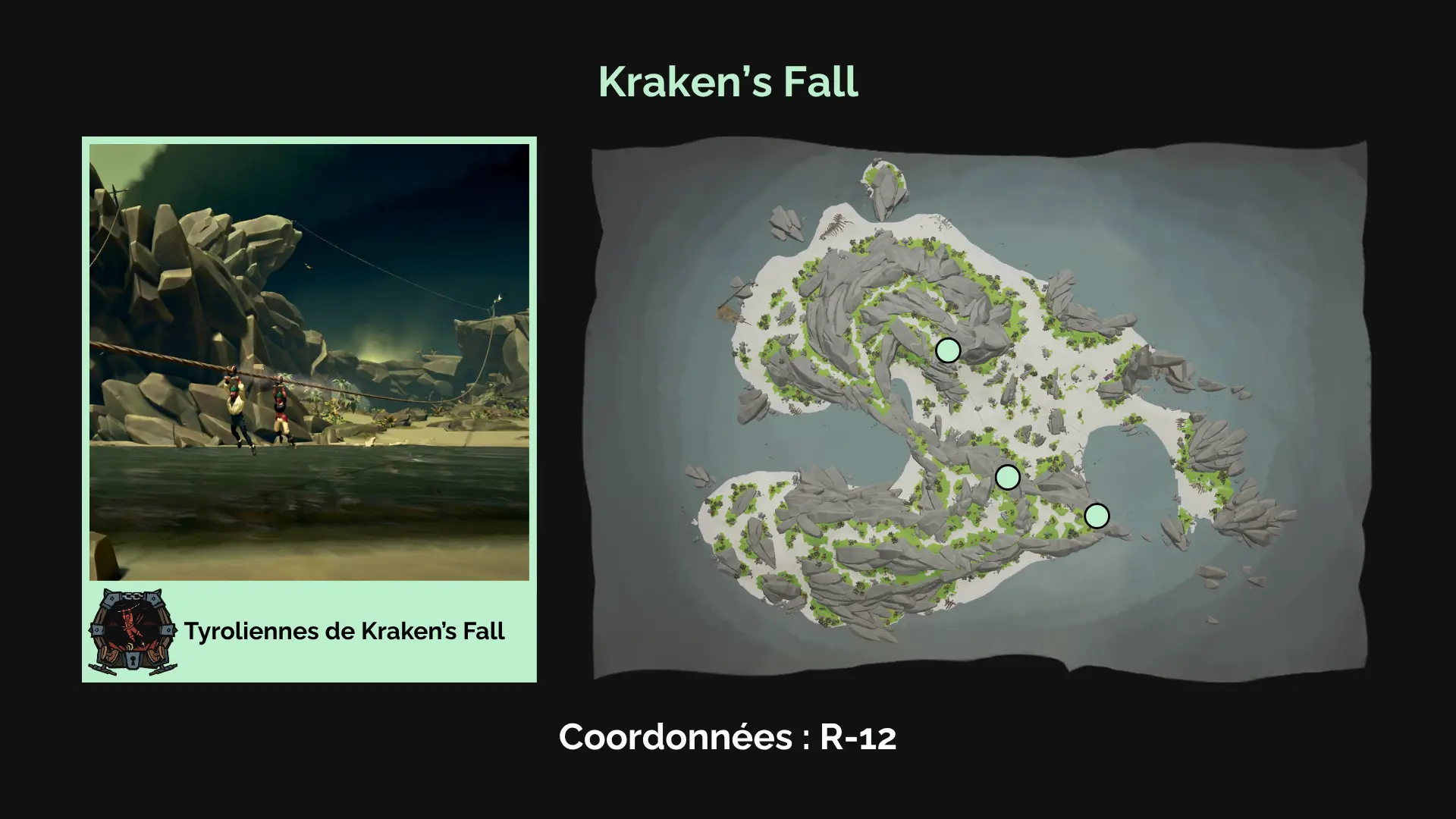Le coffre de guerre : Tyrolienne de Kraken's Fall