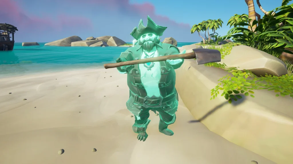 la pelle du seigneur de la piraterie