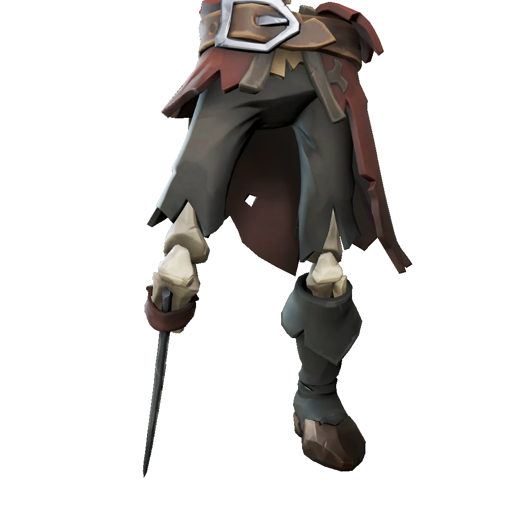Les Jambes de l’acolyte guerrier