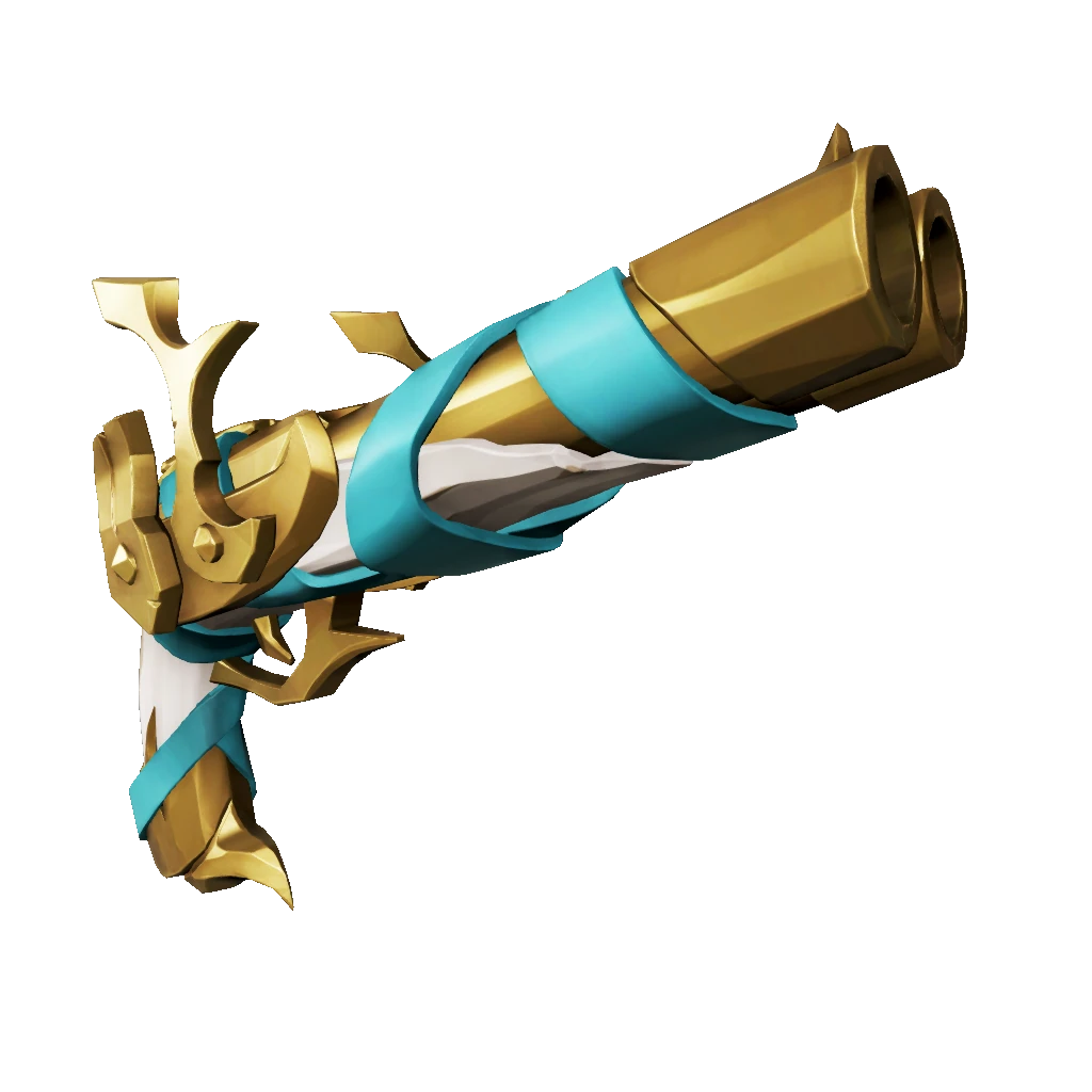 Pistolet à double canon du Phénix d'or