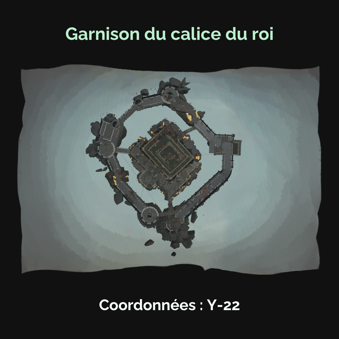 Garnison du calice du roi