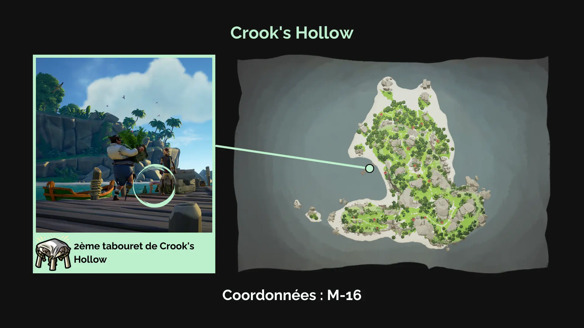 Deuxième tabouret de Crook's Hollow