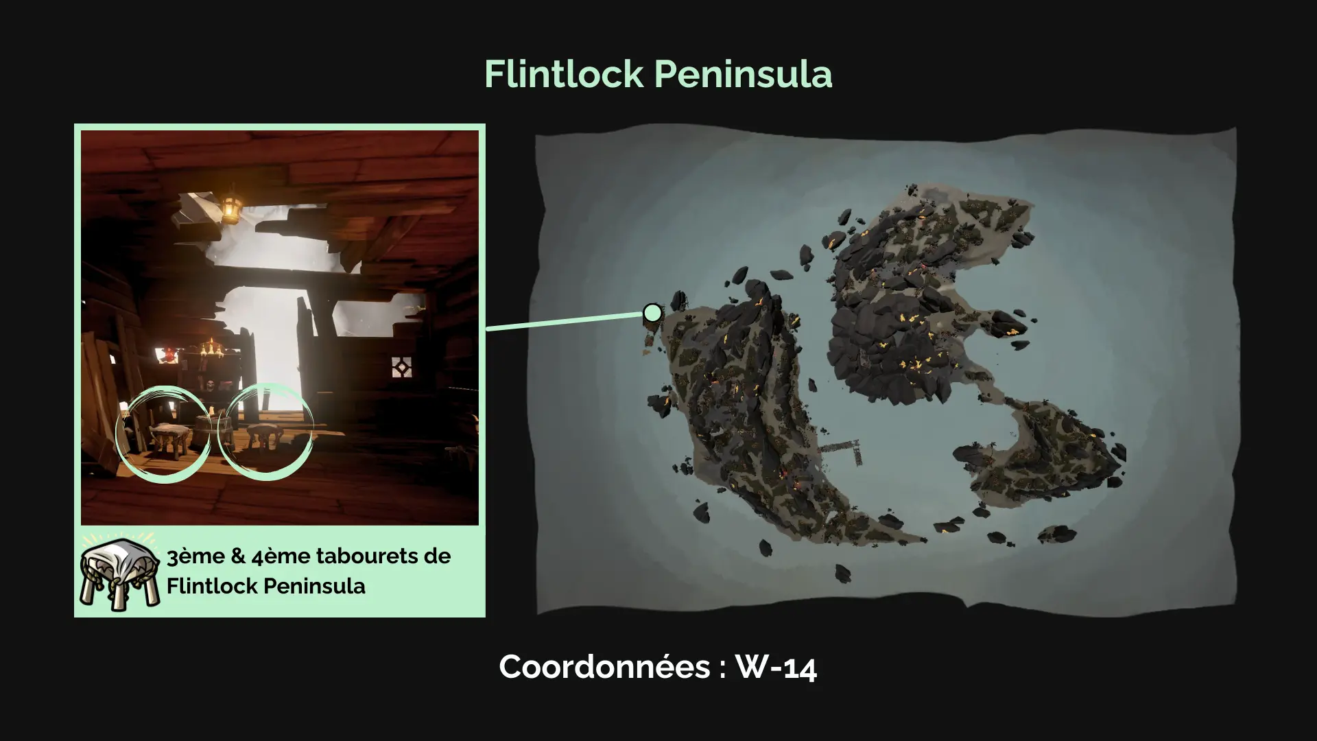 Troisième et quatrième tabourets de Flintlock Peninsula