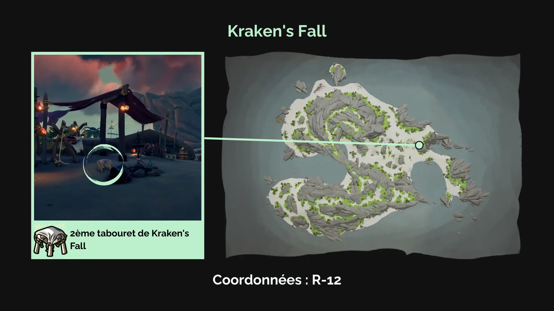 Deuxième tabouret de Kraken's Fall