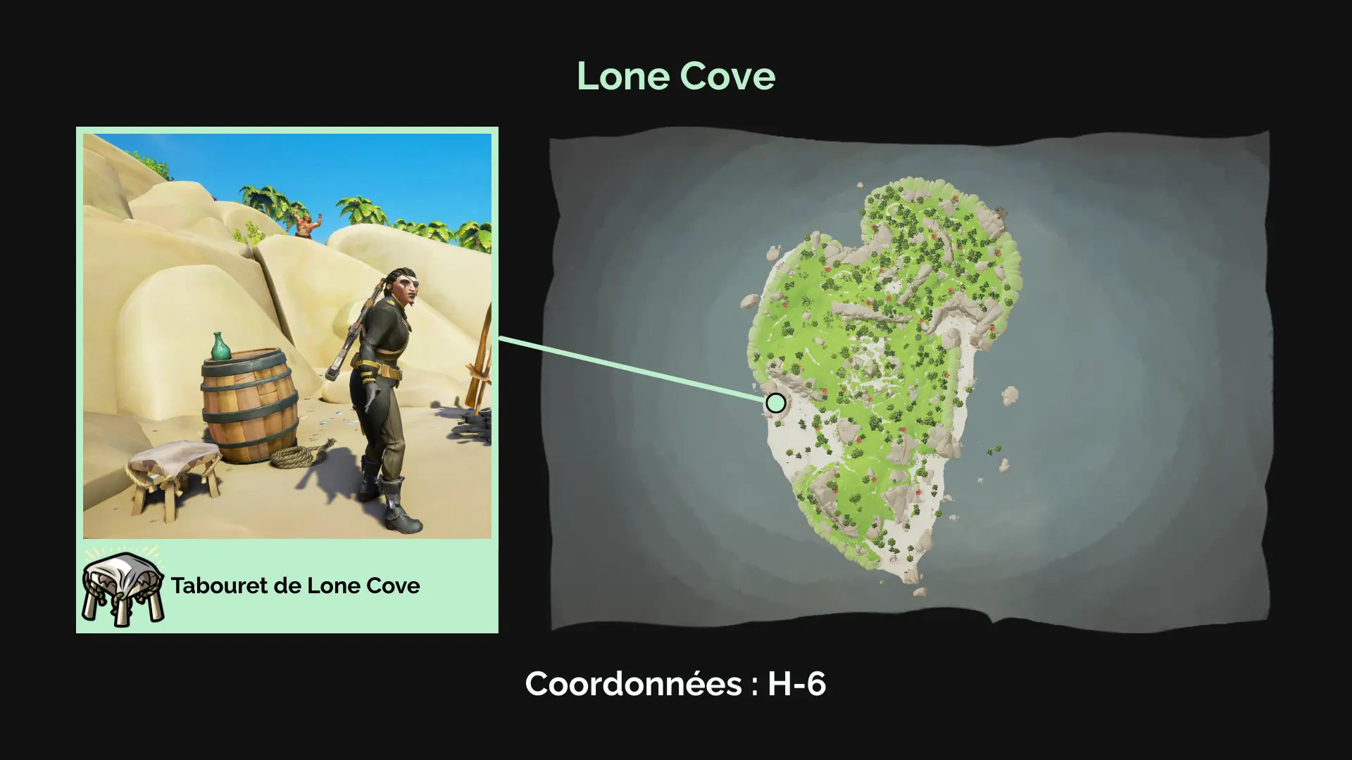 Tabouret de Lone Cove