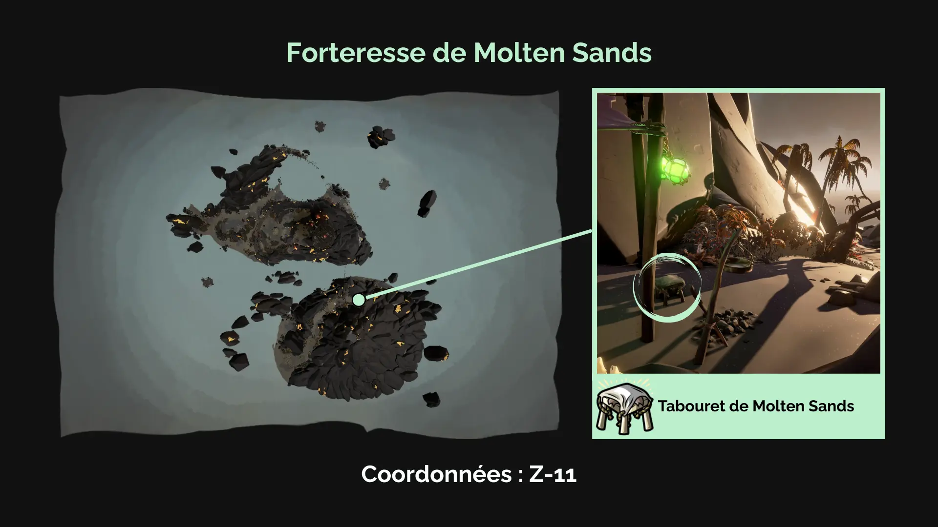 Tabouret de Molten Sands