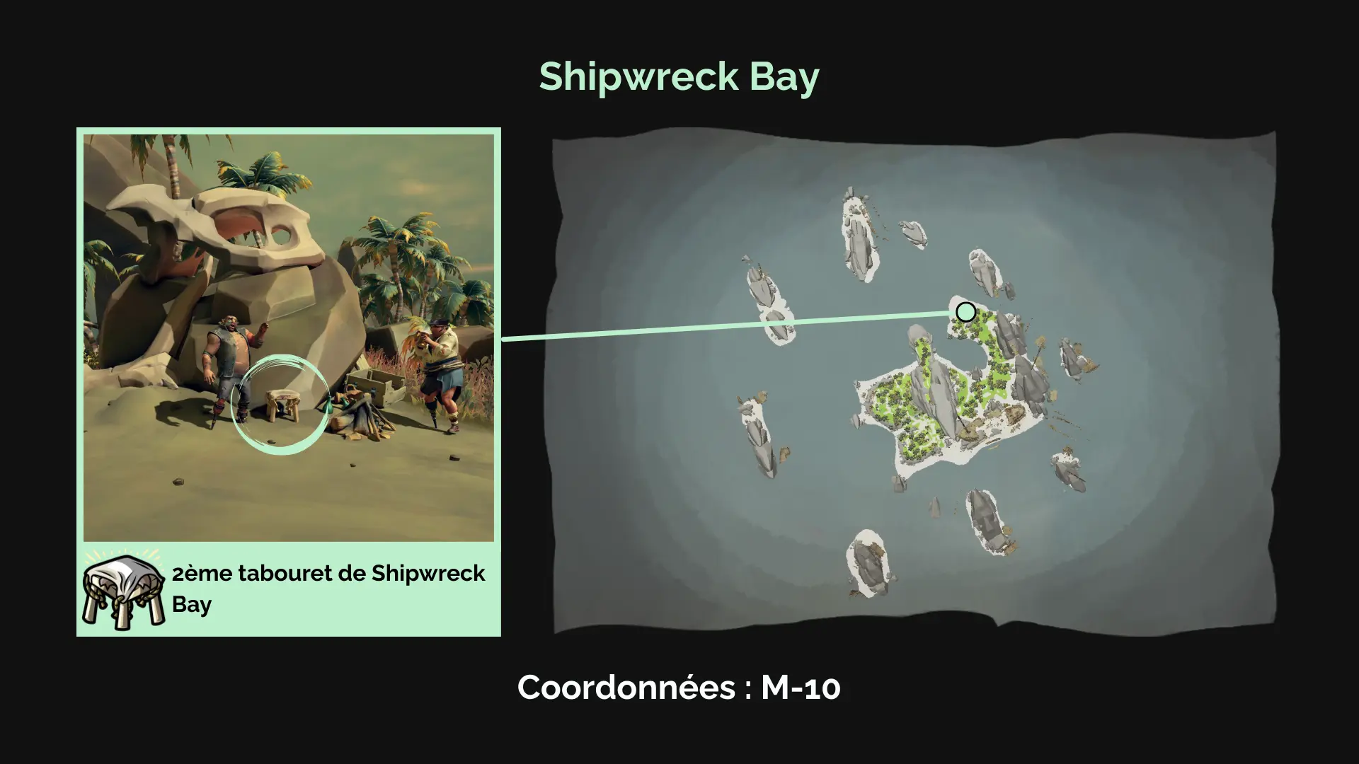 Deuxième tabouret de Shipwreck Bay