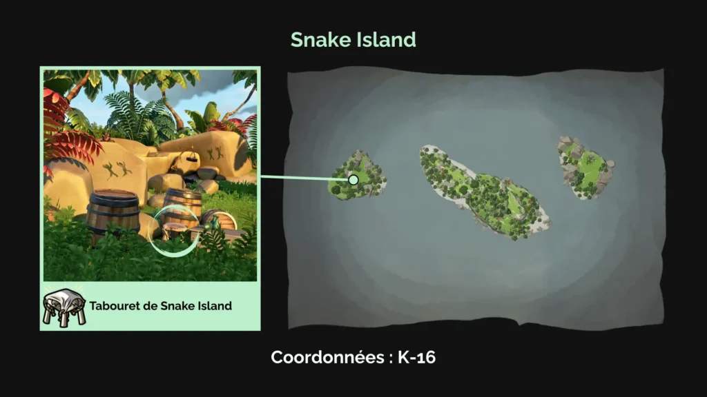 Tabouret de Snake Island