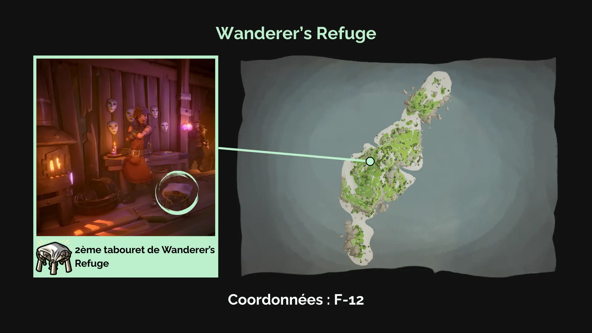 Deuxième tabouret de Wanderers Refuge