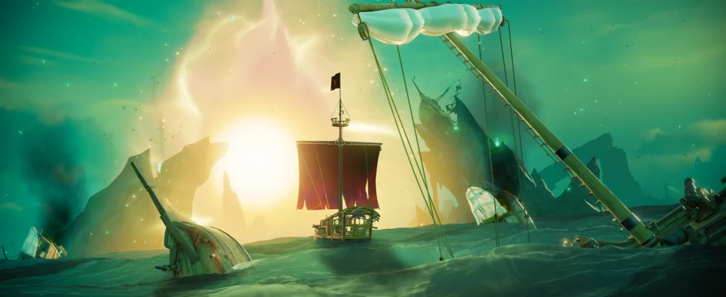portail ramenant les joueurs dans les mers de Sea of Thieves