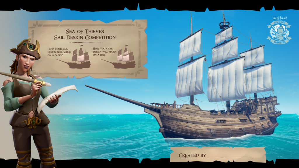 modèle pour le concours de voiles
